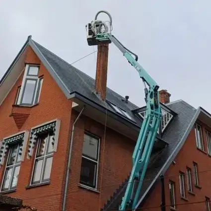 Installatie flexibel rookkanaal